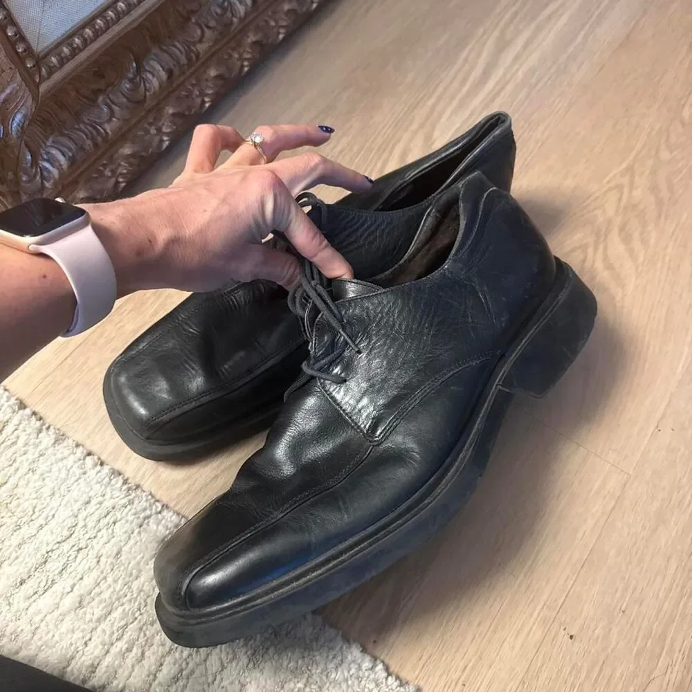 Aldo black leather